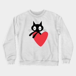 Love Cat Crewneck Sweatshirt